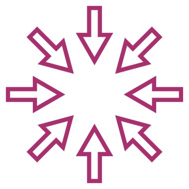 Kompakt okları vektör simge kontur