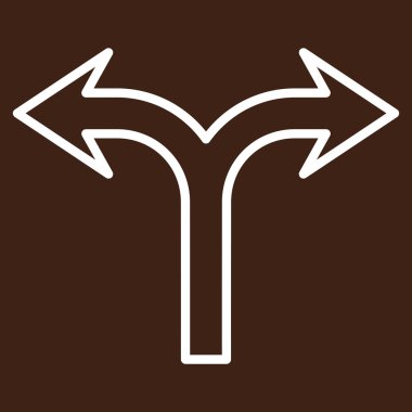 Seçimi ok sol doğru anahat vektör simgesi