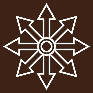 Oklar anahat vektör simgesini genişletin