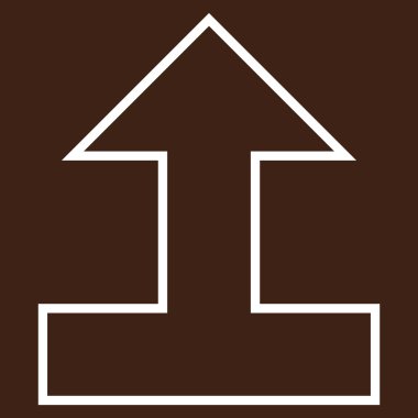 Anahat vektör simge yukarı ok bağlanmak