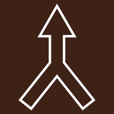 Anahat vektör simge yukarı ok bağlanmak