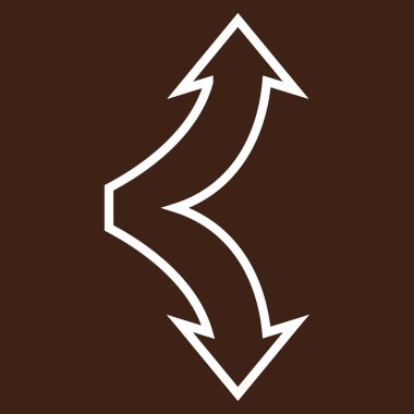 İnce çizgi aşağı yukarı seçim okları simge vektör