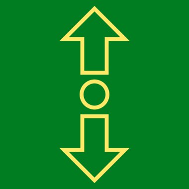 Oklar dikey kontur vektör simgesini genişletin