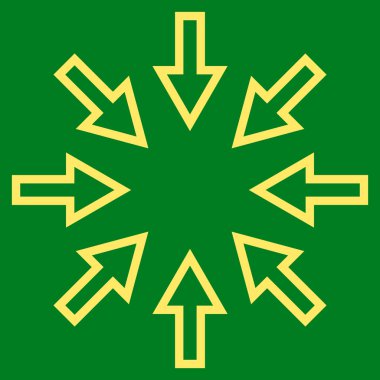 Kompakt okları vektör simge anahat