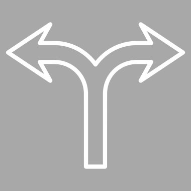 Seçimi ok sol doğru anahat vektör simgesi