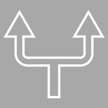 Anahat vektör simge yukarı ok bölmek