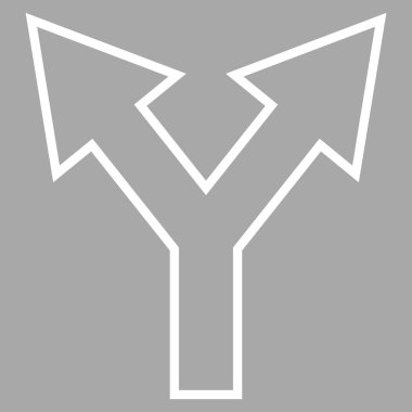 Sol birleşim ok sağ kontur vektör simgesi