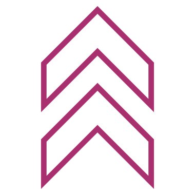 Kontur vektör simge kayması