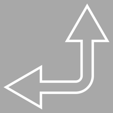 Seçimi ok sol yukarı kontur vektör simgesi