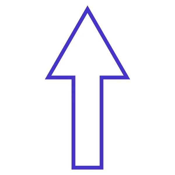Flèche vers le haut Icône vectorielle AVC — Image vectorielle