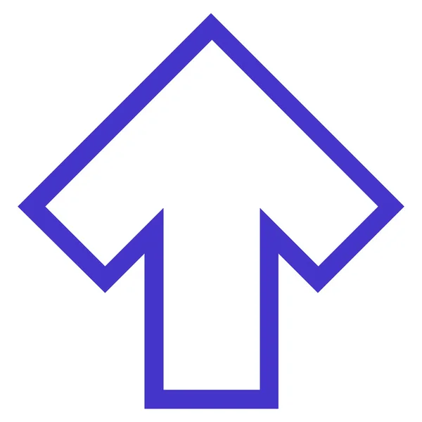 Felfelé Stroke Vector Icon — Stock Vector
