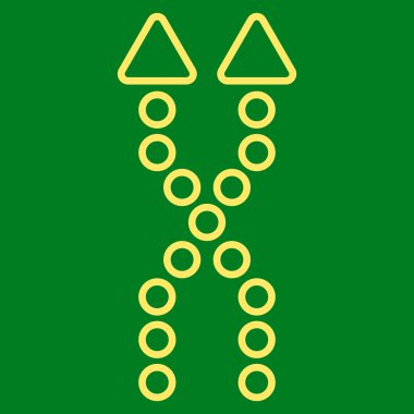 Kontur vektör simge yukarı okları shuffle