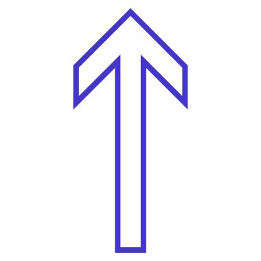 Anahat vektör simge yukarı ok