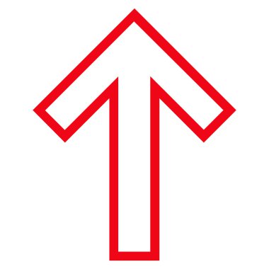 Anahat vektör simge yukarı ok