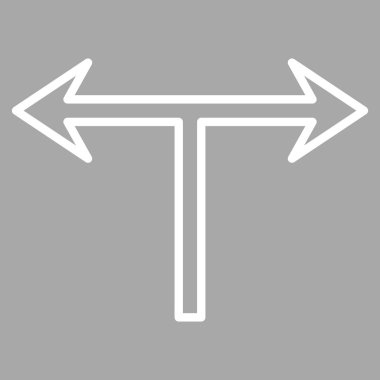 Ok bölmek şu kontur vektör simge yaptı