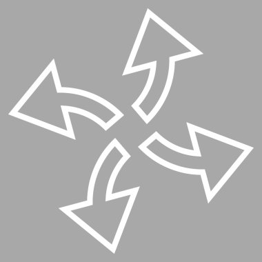 Santrifüj okları vektör simge kontur