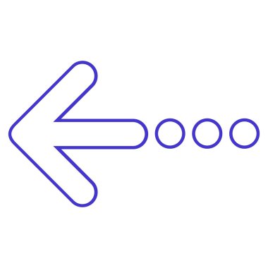 Sol kontur vektör simge göndermek