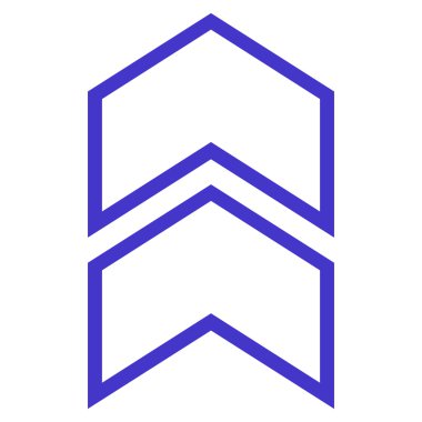 İnce çizgi vektör simge kayması