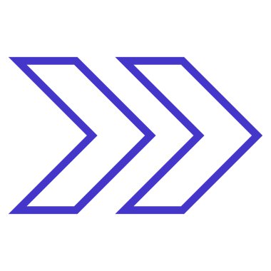 Üst karakter doğru anahat vektör simgesi