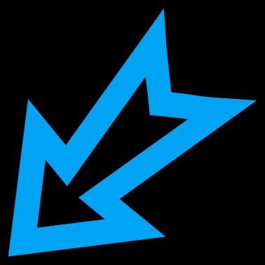 İnce çizgi vektör simgesi sol ok