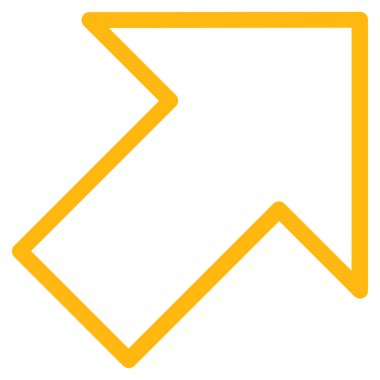 Kontur vektör simgesini sağ yukarı ok