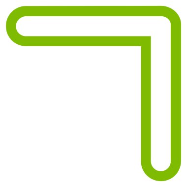 Anahat vektör simge yukarı ok ucu