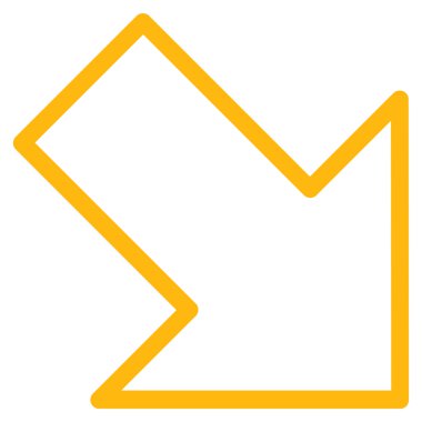 Kontur vektör simgesi doğru aşağı ok