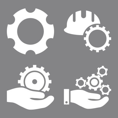 Geliştirme düz vektör simgeler