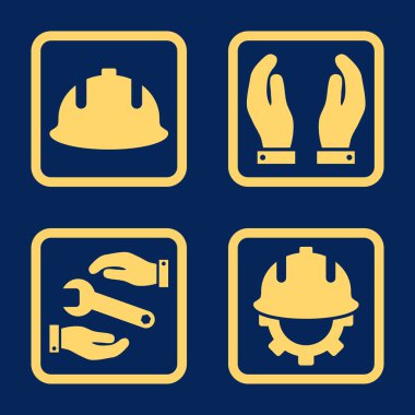 Geliştirme düz kare vektör simgesi