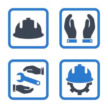 Geliştirme düz kare vektör simgesi