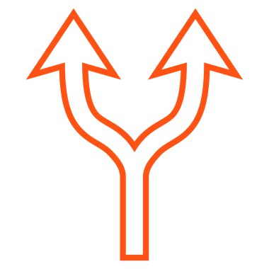 İnce çizgi vektör simge yukarı seçim ok