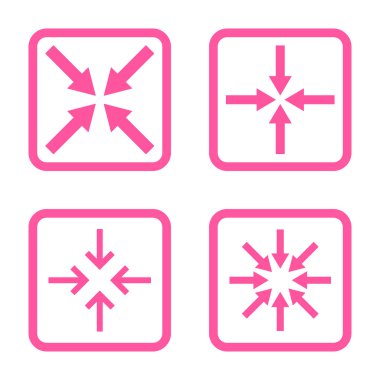 Nokta düz toplantı vektör simgesi kare