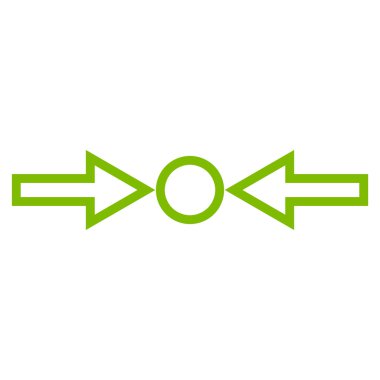 Basınç yatay kontur vektör simgesi