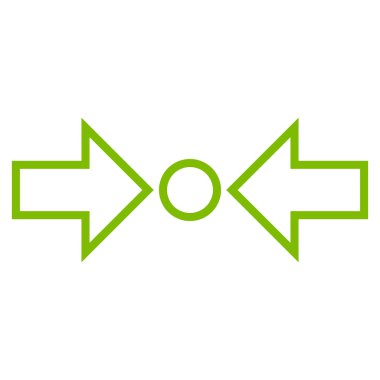 Basınç yatay kontur vektör simgesi