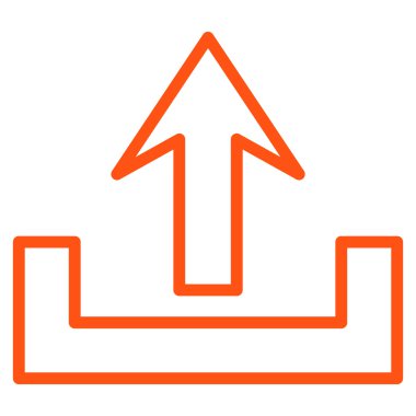 Kontur vektör simge yüklemek