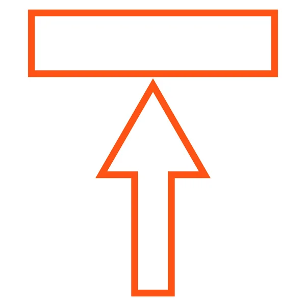 Push Up Thin Line Icon — стоковый вектор