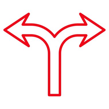 Seçimi ok sol şu ince çizgi vektör simgesi