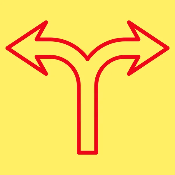 Векторная икона "Стрелка влево" — стоковый вектор