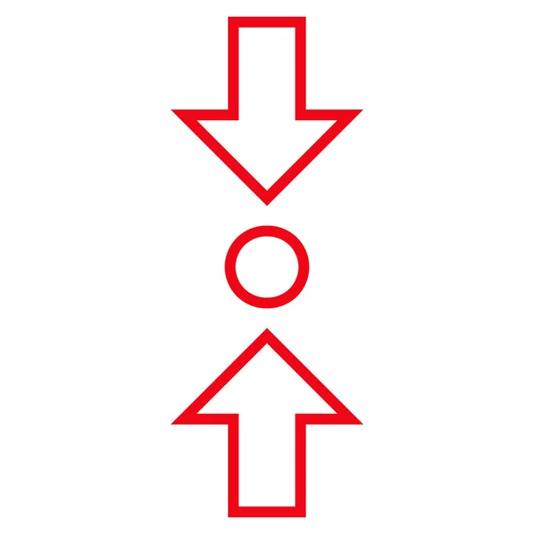 Compresser l'icône vectorielle verticale d'AVC — Image vectorielle