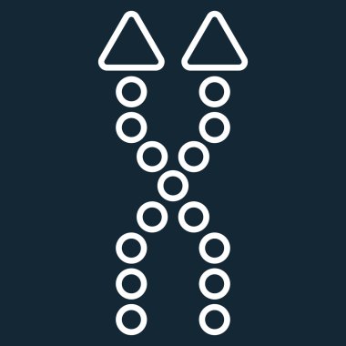 Kontur vektör simge yukarı okları shuffle