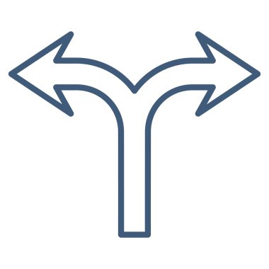 Seçimi ok sol doğru anahat vektör simgesi