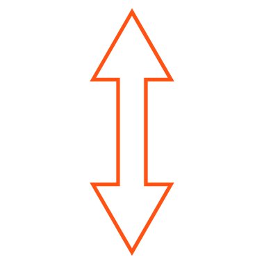 Fiske vurmak dikey kontur vektör simgesi