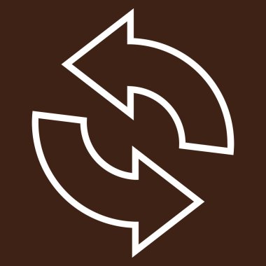 Kontur vektör simgesini Döndür