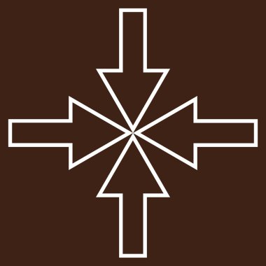 Kompakt okları vektör simge anahat