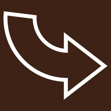 Kontur vektör simgesini Döndür