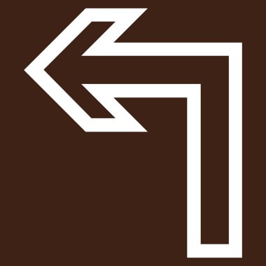 Sol kontur vektör simge açmak