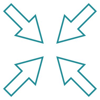 Kompakt okları satırı vektör simgesi ince