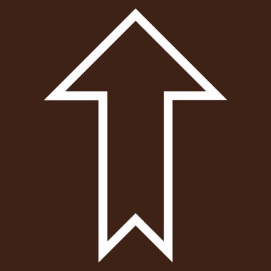 Anahat vektör simge yukarı ok