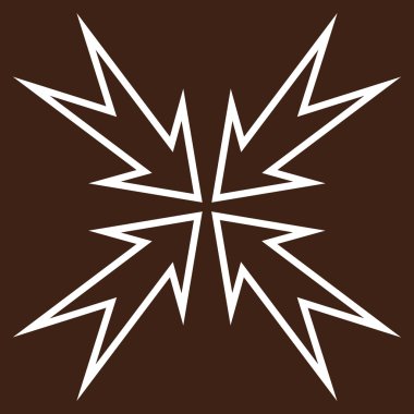 Toplantı noktası dağılımı vektör simgesi