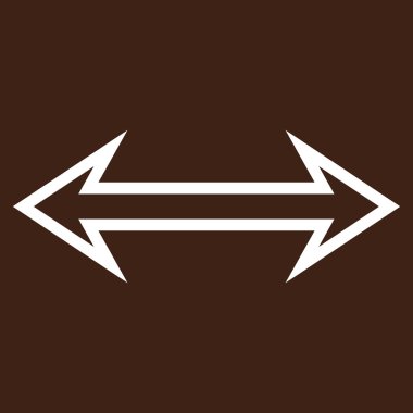 Yatay kontur vektör simgesi ters çevir